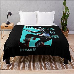 Rin Okumura Blue Exorcist Card Anime Throw