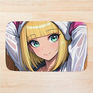 Shiemi Moriyama Blue Exorcist Fresh Shower Scene Blond Cheerful Style Bath Mat
