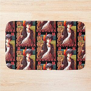 Rin Okumura Blue Exorcist Retro Design Bath Mat