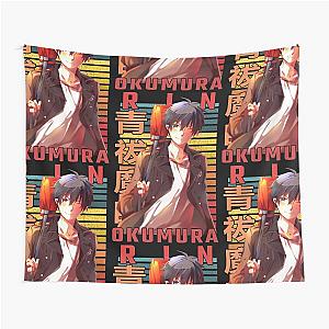 Rin Okumura Blue Exorcist Retro Anime Design Tapestry