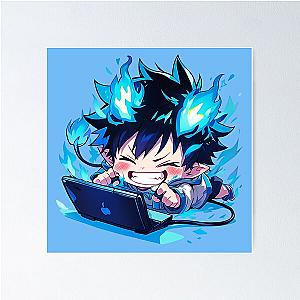 Rin Okumura Blue Exorcist Anime Poster