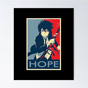 Rin Okumura Blue Exorcist Hope Poster