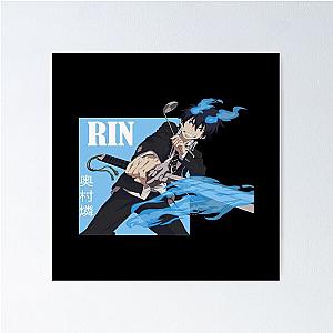 Rin Okumura Japanese Blue Exorcist Poster