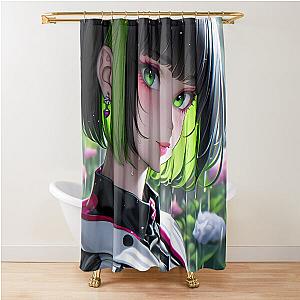 Amaimon Blue Exorcist Anime Neon Shower Curtain