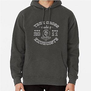 Blue Exorcist True Cross Baseball Logo White Hoodie