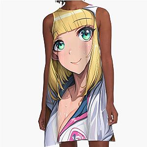 Shiemi Moriyama Blue Exorcist Fresh Shower Scene Blonde Cheerful A-Line Dress