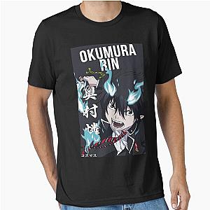 Blue Exorcist Rin Okumura Anime Character Sheet Essential T-Shirt 
becomes

Blue Exorcist Anime Essential T-Shirt