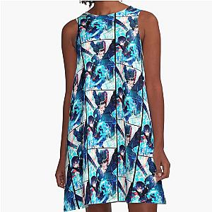 Rin Okumura Blue Exorcist Epic Artwork Fan A-line Dress