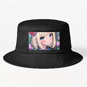 Shiemi Moriyama Blue Exorcist Girl Yukata Flowers Summer Smile Bucket Hat