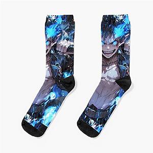 Rin Okumura Blue Exorcist Anime Demon Blue Flames Intense Power