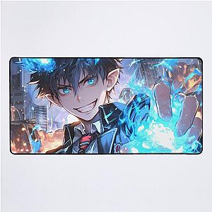 Rin Okumura Blue Exorcist Anime Blue Demon Power Desk Mat