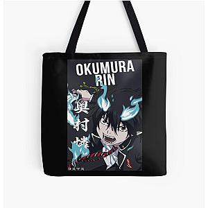 Blue Exorcist Rin Okumura Anime Character  Ao Exorcist All Over Print Tote Bag