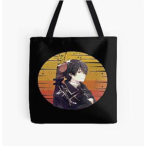 Rin Okumura Blue Exorcist Vintage Circular Tote Bag