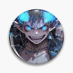 Rin Okumura Blue Exorcist Anime Demon Blue Flames Intense Power