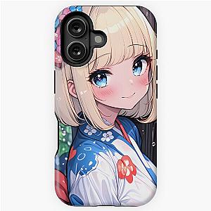 Shiemi Moriyama Blue Exorcist Anime Girl Yukata Flowers Summer Smile iPhone Tough Case