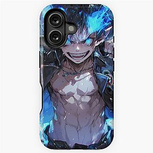 Rin Okumura Blue Exorcist Anime Demon Blue Flames Power iPhone Tough Case