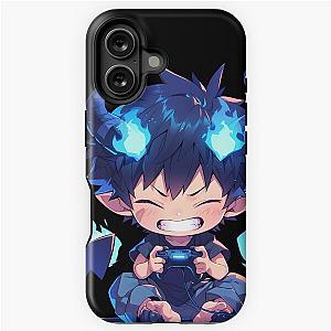 Rin Okumura Gaming Flame Blue Exorcist Anime iPhone Tough Case