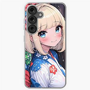 Shiemi Moriyama Blue Exorcist Girl Yukata Flowers Summer Smile Case