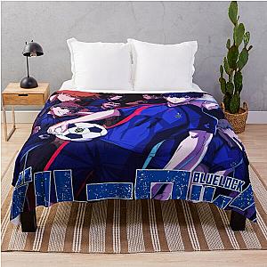 Blue Lock Blanket - Blue Lock Football Team Throw Blanket