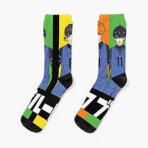 Blue Lock Socks - Blue lock team anime Socks