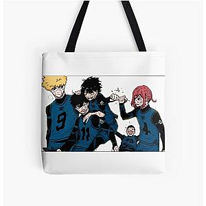 Blue Lock Bags - Blue Lock Team Z Win Tote Bag