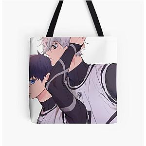 Blue Lock Bags - Blue Lock Isagi Yoichi Seishiro Nagi Tote Bag