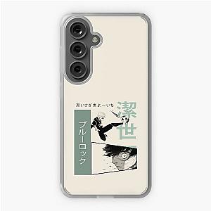 Blue Lock Yoichi Isagi + Seishiro Nagi (BlackGreen) Samsung Galaxy Soft Case