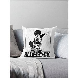 Blue Lock Pack Throw Pillow