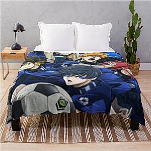 Blue Lock Anime Poster Throw Blanket