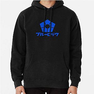 Blue Lock Logo - Soccer Sports Anime  Pullover Hoodie