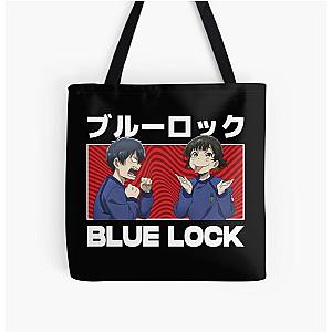 Blue Lock - Isagi and Bachira All Over Print Tote Bag