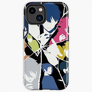 Blue lock all main characters in minimalist and aesthetic vector art design iPhone Tough Case RB2104