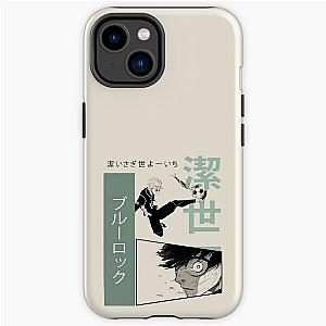 Blue Lock Yoichi Isagi + Seishiro Nagi (Black/Green) iPhone Tough Case RB2104