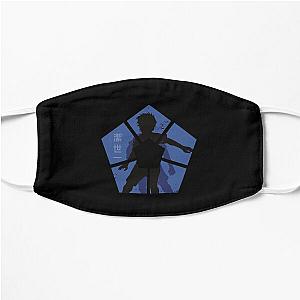 Blue lock anime characters silhouette yoichi isagi Flat Mask RB2104