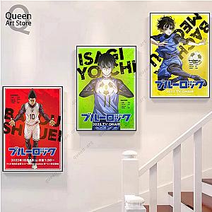 BLUELOCK Football Modern Anime Poster Canvas Painting Wall Art