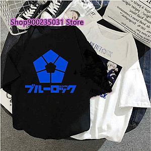 Blue Lock Anime Tittle And Characters Streetwear Comic T-shirts