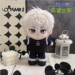 20cm Black Nagi Seishiro Seishirou Anime Blue Lock Doll With Clothes Plush