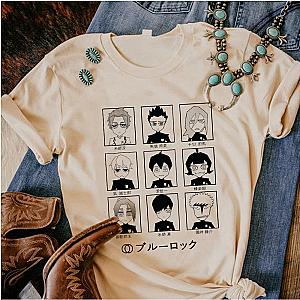 Blue Lock Character Picture Anime Women T-shirts