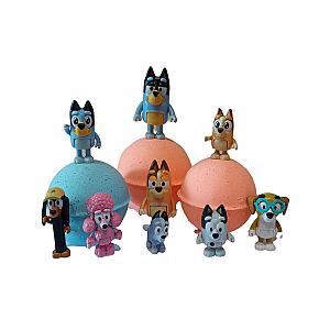 Bluey Dog and Friend's Surprise Toy Bath Bomb ES1302