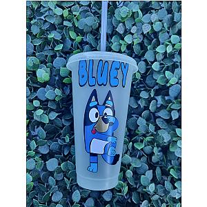 Bluey Blue Cartoon Dog Inspired Cold Cup ES1302