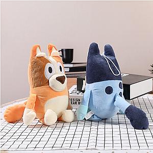 25 cm Blue and Orange Bluey Bingo Dog Family Plush