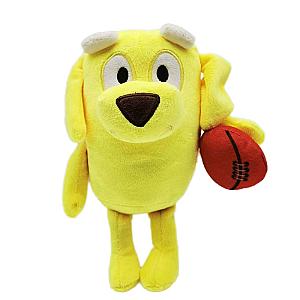 25 cm Yellow Blue Orange Lucky Bluey Bingo Bandit Chilli Dog Plush