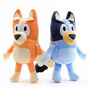 28CM Blue and Orange Bingo and Bluey Rolly Family Plush ES1302