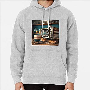 Blur Coffee and TV Modern Pullover Hoodie RB1608