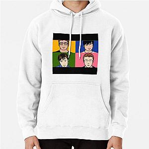 Blur logo design British rock band founded in Colchester batang wangi Pullover Hoodie RB1608