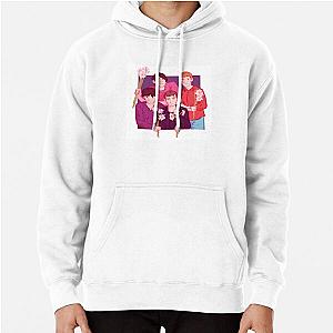 Blur with flowers Pullover Hoodie RB1608