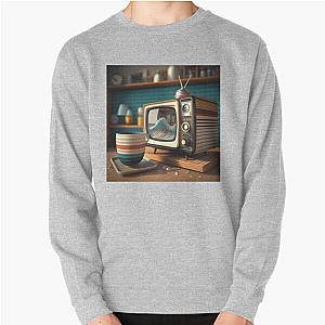 Blur Coffee and TV Modern Pullover Sweatshirt RB1608