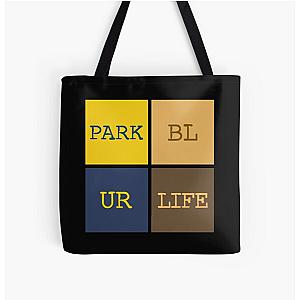 Blur band parklife squares design All Over Print Tote Bag RB1608