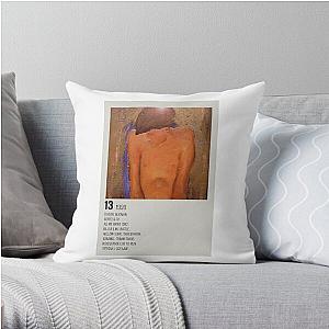 Minimalist Album Blur - 13 1999 Throw Pillow RB1608