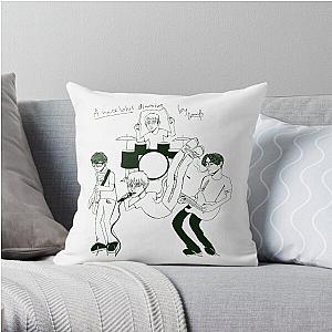 A nice Blur drawing by Camila González Throw Pillow RB1608